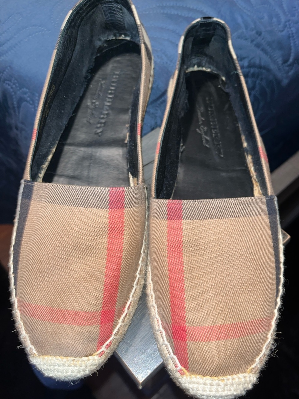 Burberry Hodgeson Nova Check
Espadrilles Size US 9 / UK 7 / EUR...